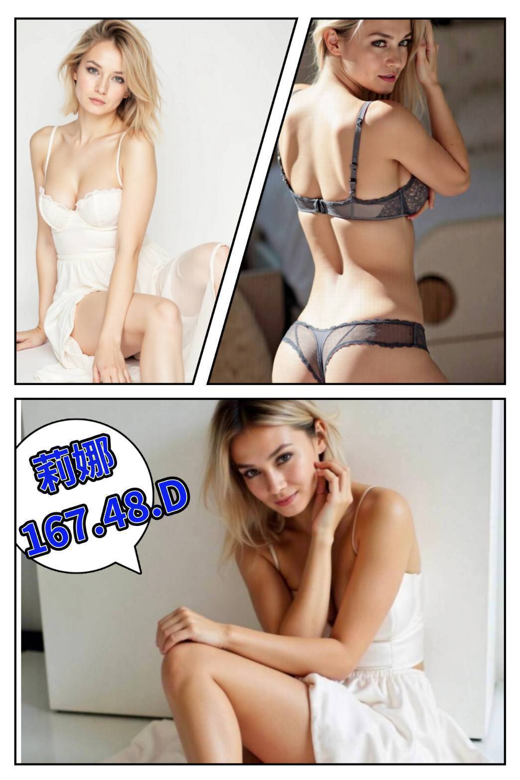 嘉義西區外送茶 微風 165/47/22/36D 甜美系女孩